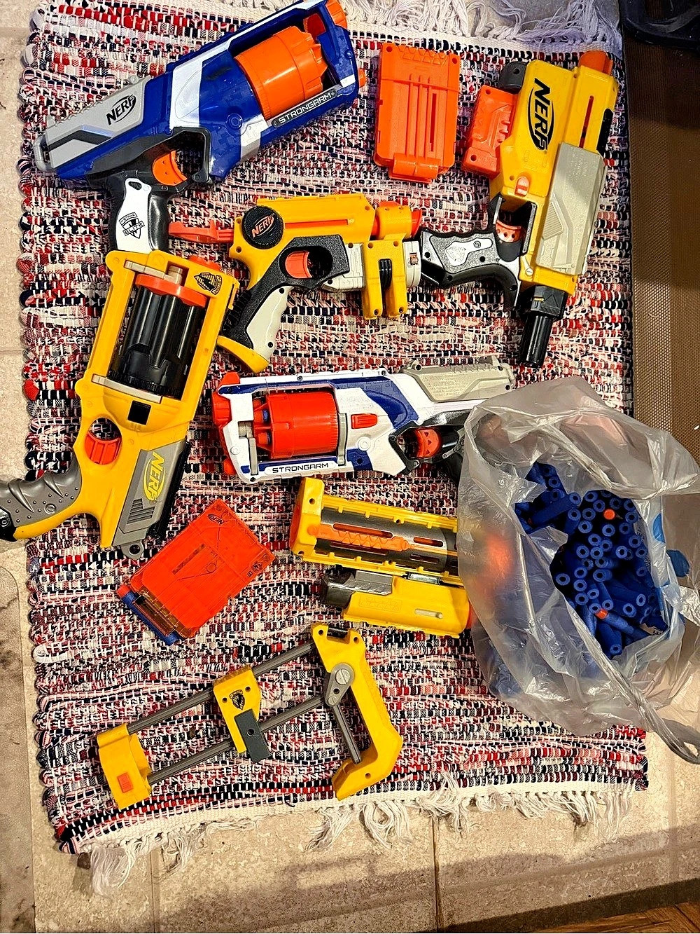 Nerf large lot of guns and darts!